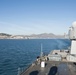 USS Mount Whitney departs Gaeta, Italy