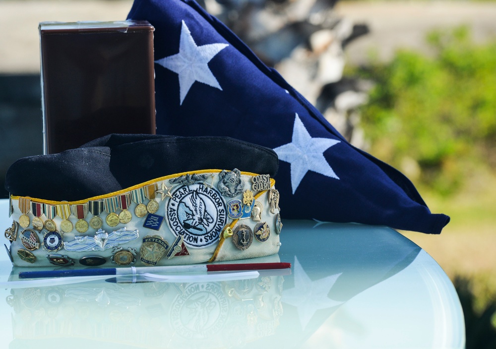 Ash scattering ceremony