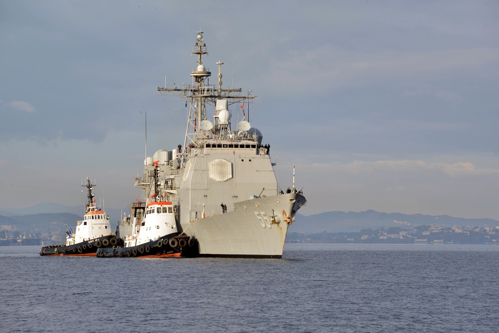 USS Leyte Gulf operations