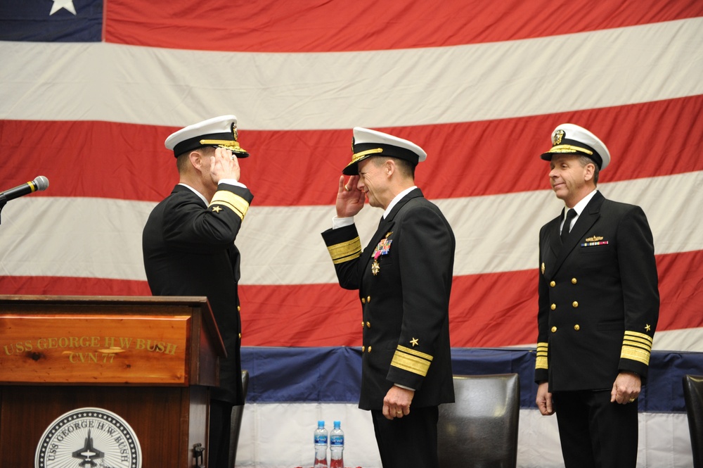 Rear Adm. John R. Haley relieved Rear Adm. Troy M. Shoemaker as Commander of Naval Air Force Atlantic