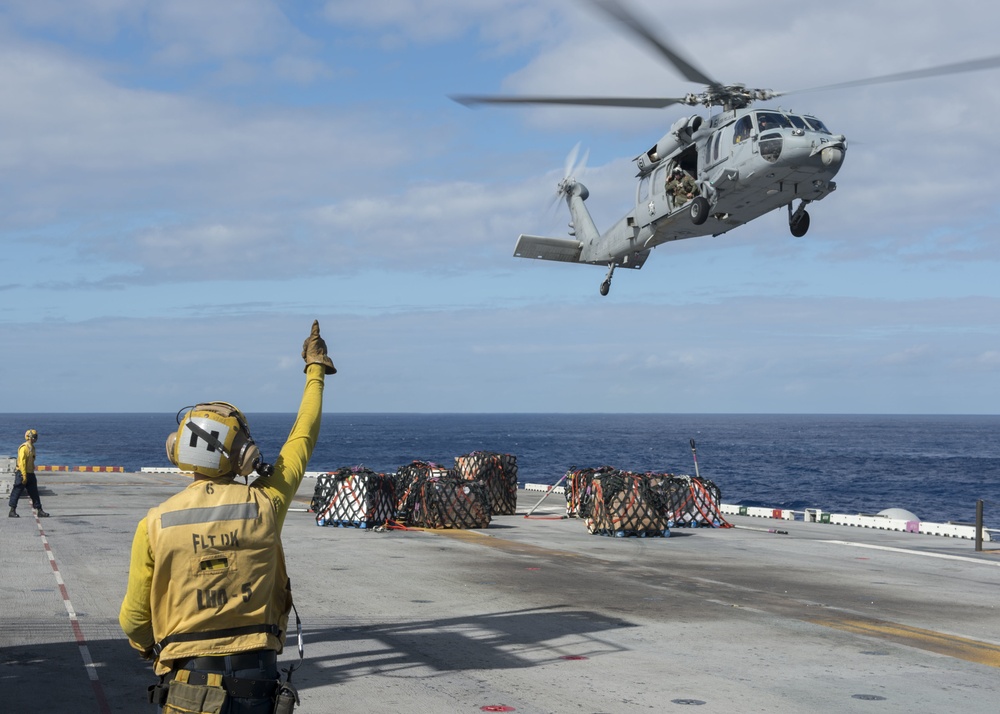 USS Peleliu operations