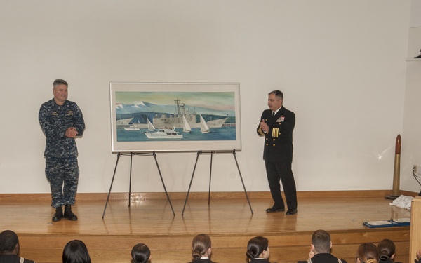 Painting unveiled