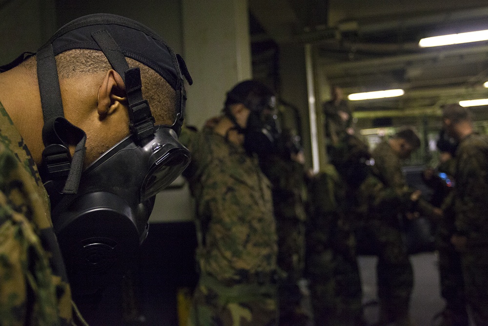 24th MEU conducts MOPP gear refresher course
