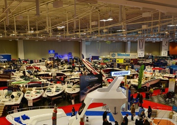 Boaters can navigate to Corps of Engineers booth for lake info