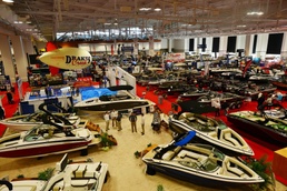 Boaters can navigate to Corps of Engineers booth for lake info