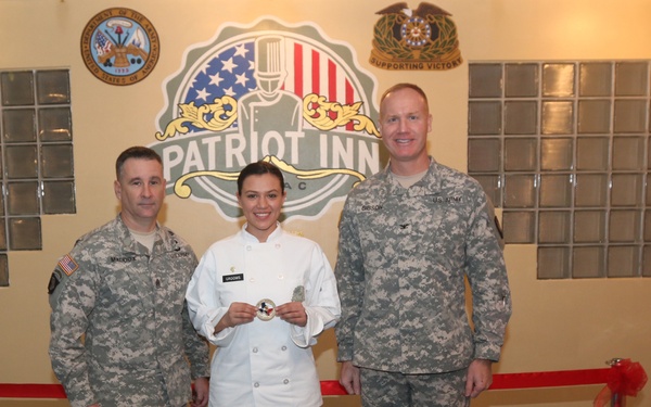 ADA, MP and FA brigades renovate, reopen Patriot Inn DFAC