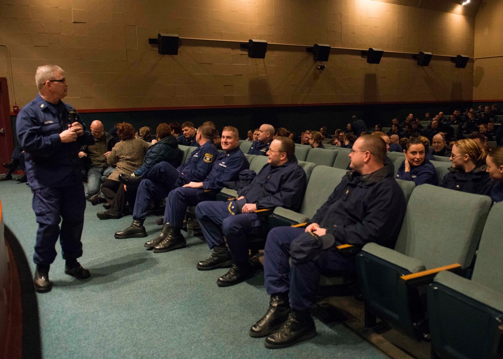 MCPOCG Steven Cantrell visits Coast Guard Base Kodiak and Air Station Kodiak