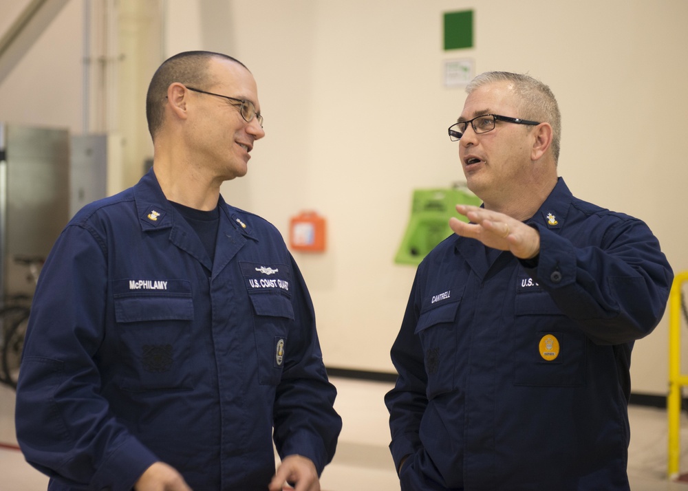 MCPOCG Steven Cantrell visits Coast Guard Base Kodiak and Air Station Kodiak