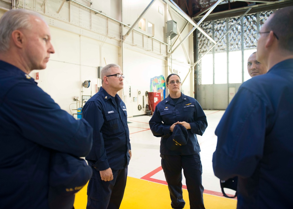 MCPOCG Steven Cantrell visits Coast Guard Base Kodiak and Air Station Kodiak