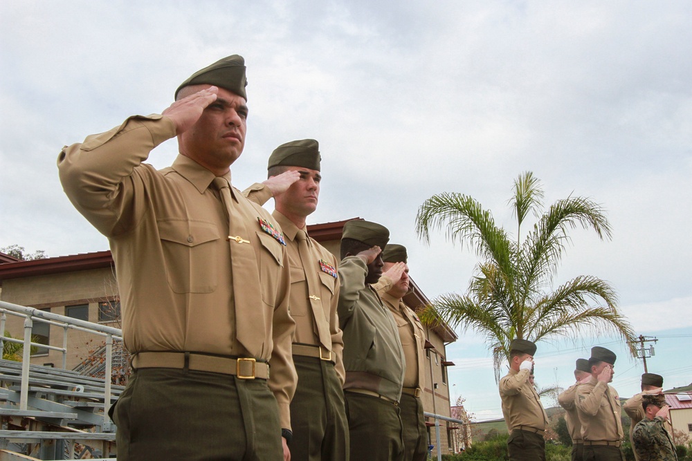 Kilo Battery 3rd Battalion, 12th Marine Regiment deactivation ceremony