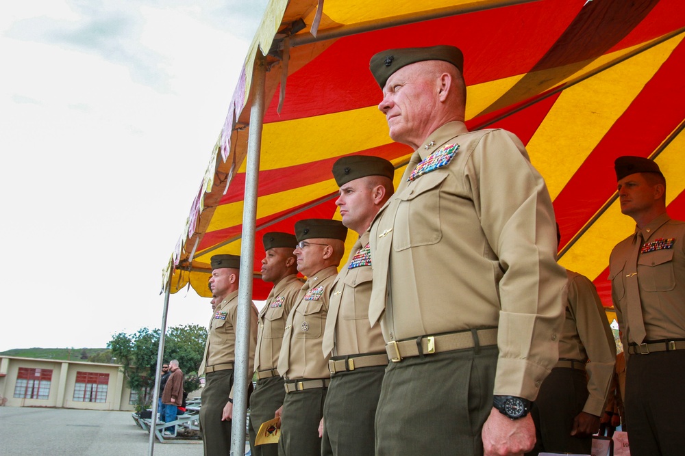 Kilo Battery, 3rd Battalion, 12th Marine Regiment deactivation ceremony