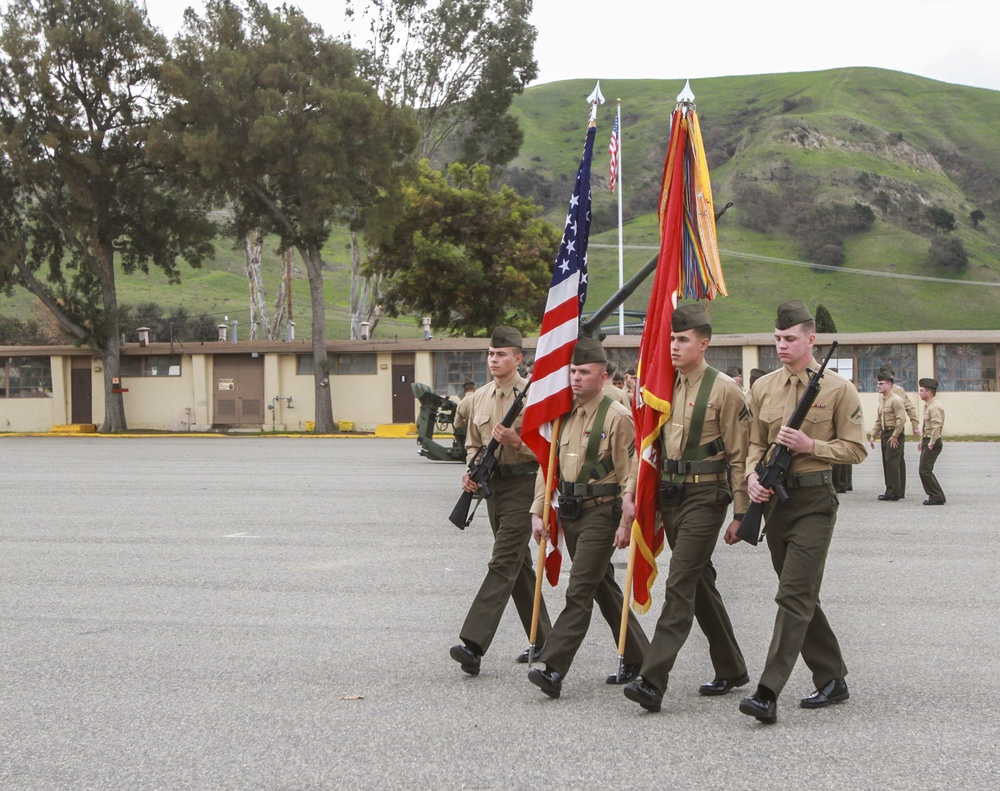 Kilo Battery, 3rd Battalion, 12th Marine Regiment deactivation ceremony