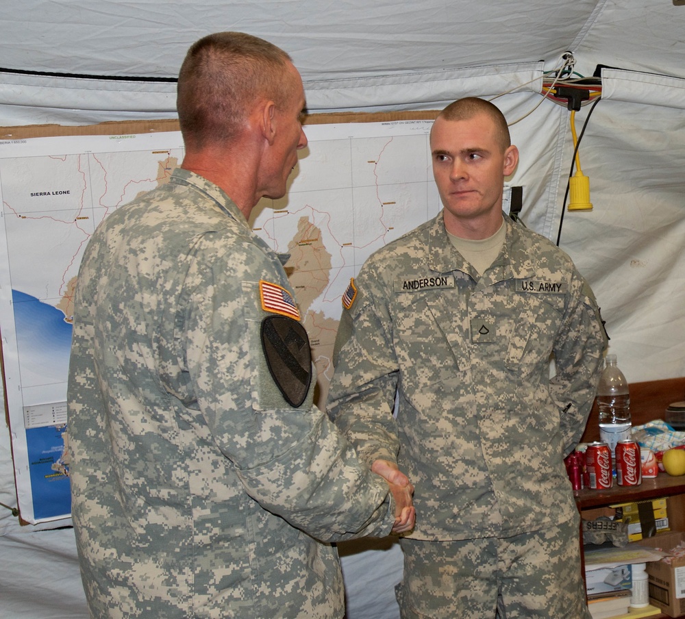 JFC-UA service member recognized for dedication to mission