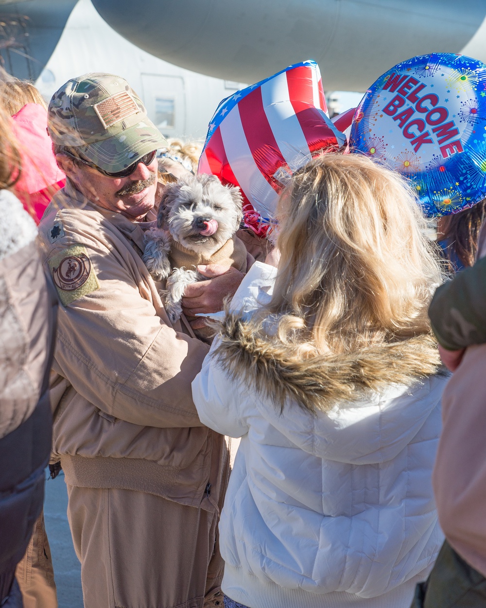 Wyoming Air Guard members celebrate homecoming
