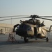 Afghan airman preps Mi-17