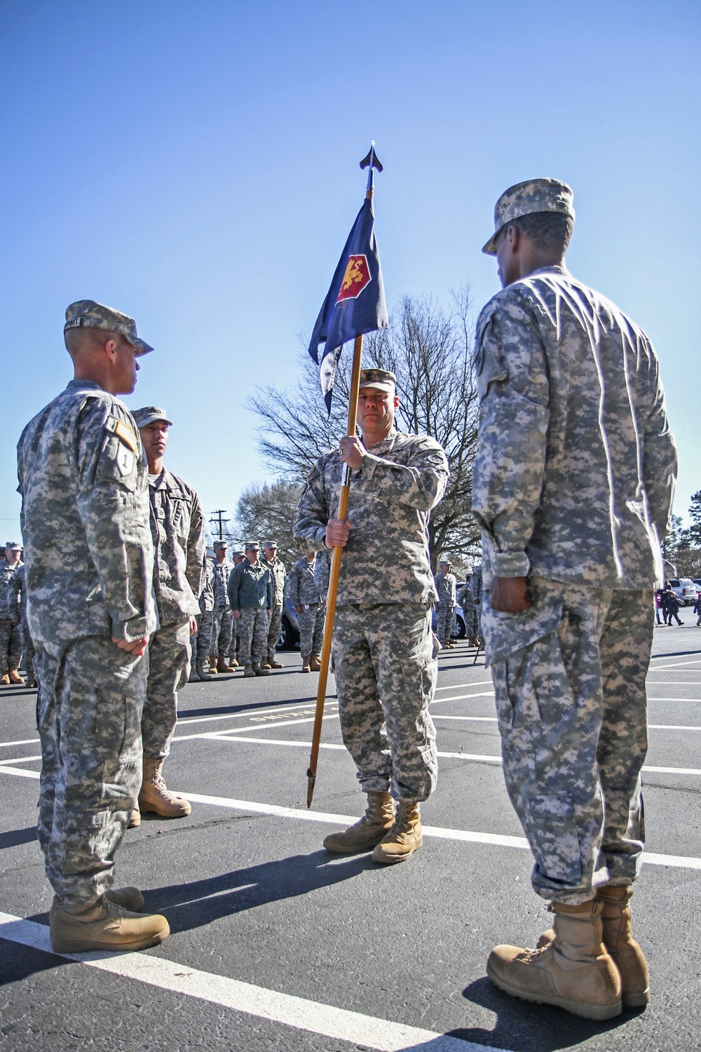 Passing the guidon