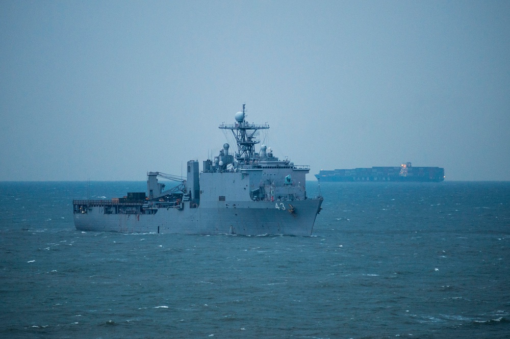 USS New York activity