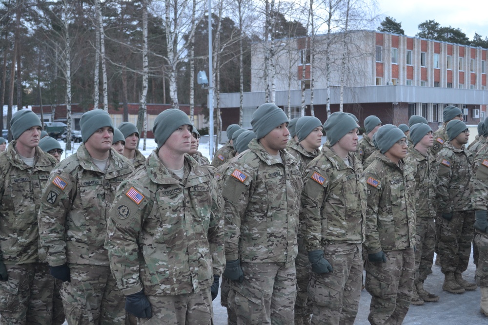 First formation in Latvia