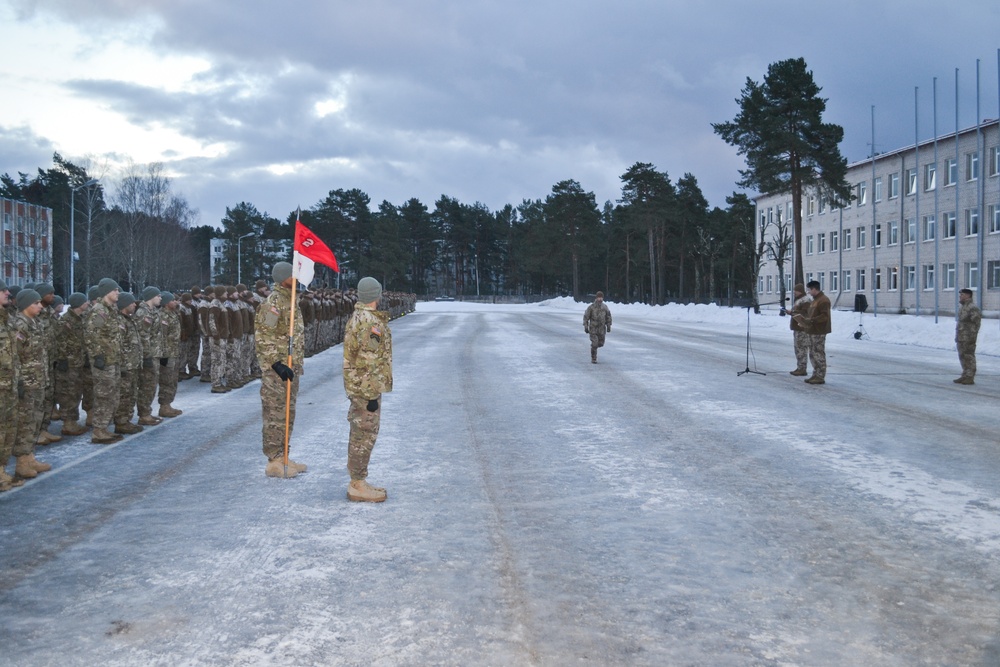 First formation in Latvia