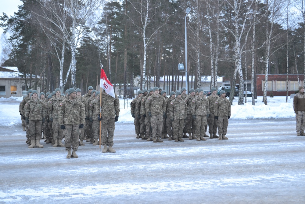 First formation in Latvia