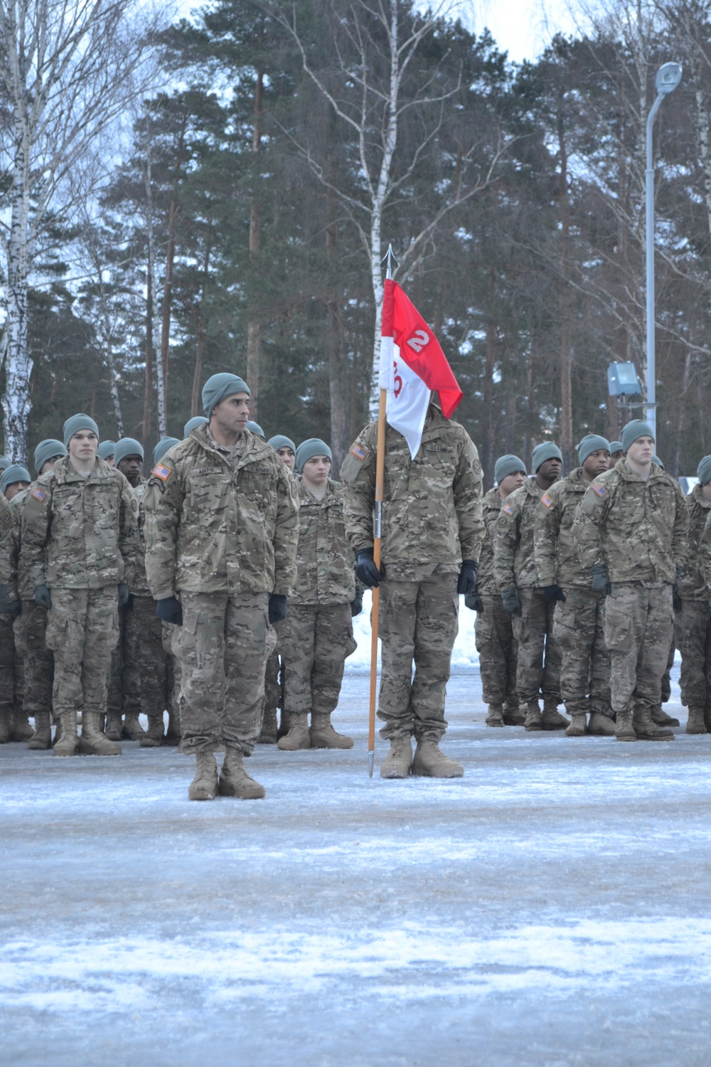First formation in Latvia