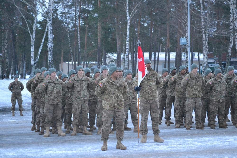 First formation in Latvia
