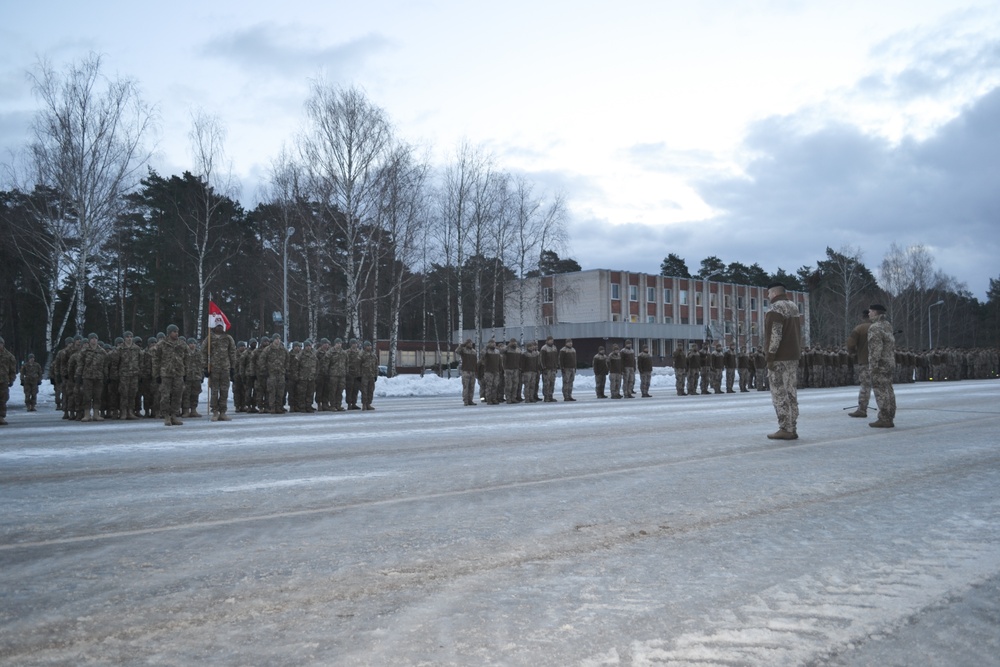 First formation in Latvia