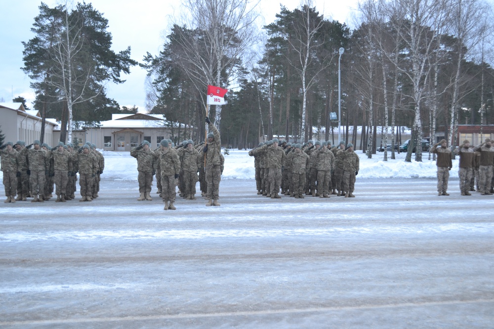 First formation in Latvia