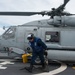 Flight operations aboard USS Fort Worth (LCS 3)