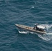 Navy divers conduct search operations in the Java Sea