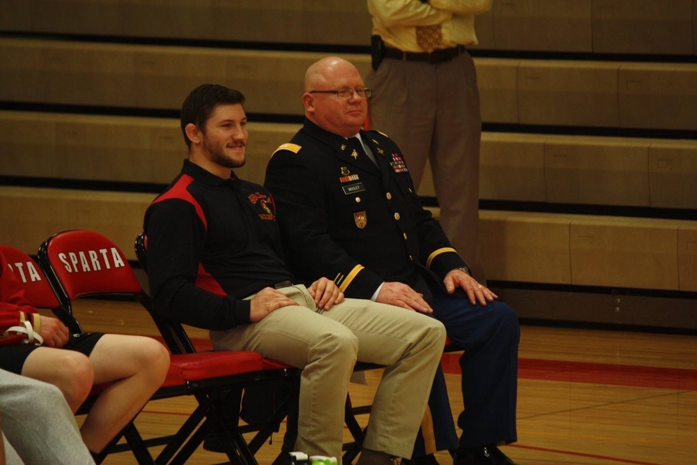 Sparta wrestling club benefits from Army officer’s efforts to help service community