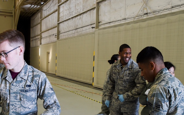 Creech Airmen celebrate Thanksgiving, family