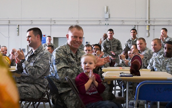Creech Airmen celebrate Thanksgiving, family