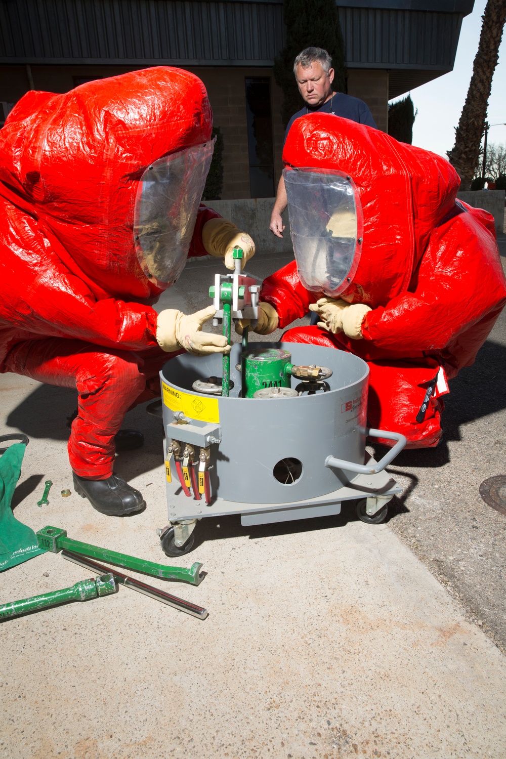 MCLB Barstow Fire Department Trains for HAZMAT Situations
