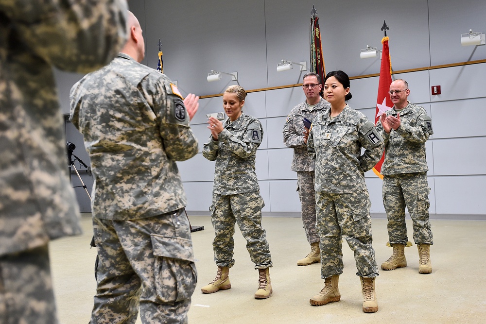 Army Reserve sergeants receive commission