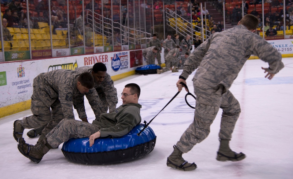 JBER's Army vs. Air Force hockey game