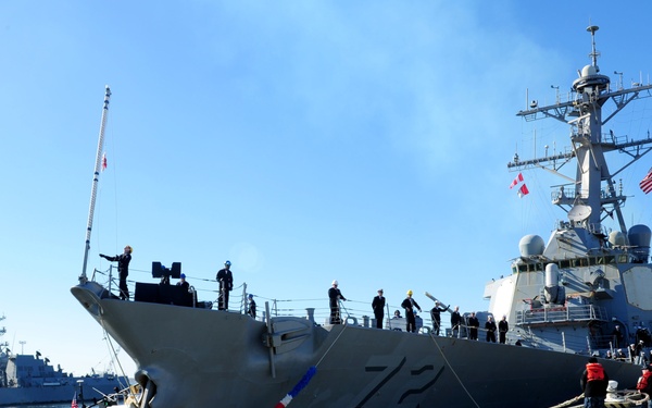 USS Mahan homecoming