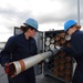 Ammunition offload aboard USS Mount Whitney