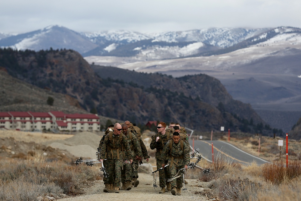 CLB-26 Marines conduct Conditioning Hike at MWTC