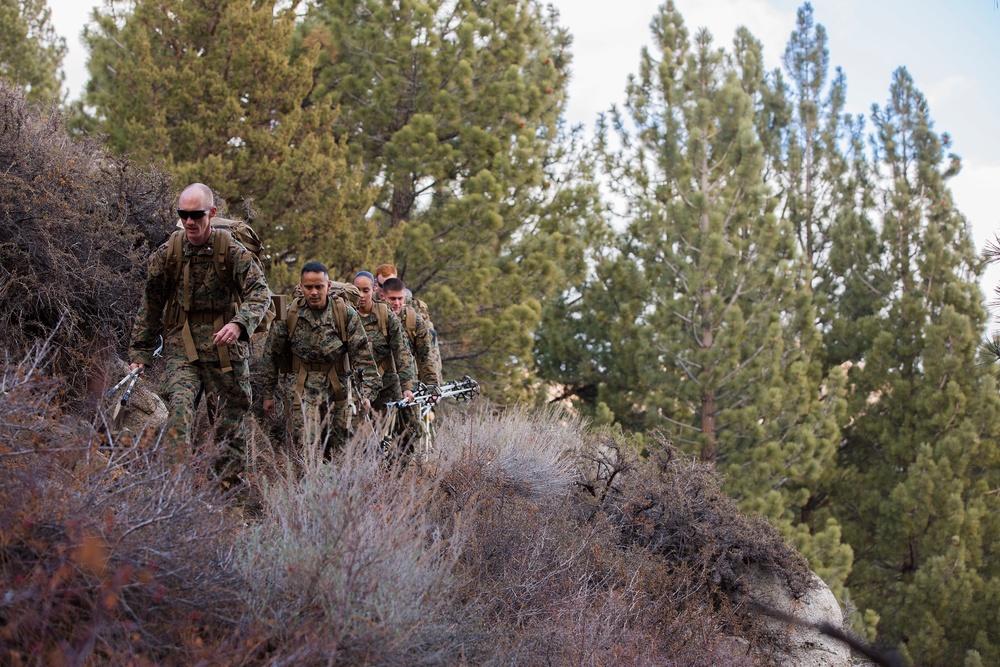 CLB-26 Marines conduct Conditioning Hike at MWTC