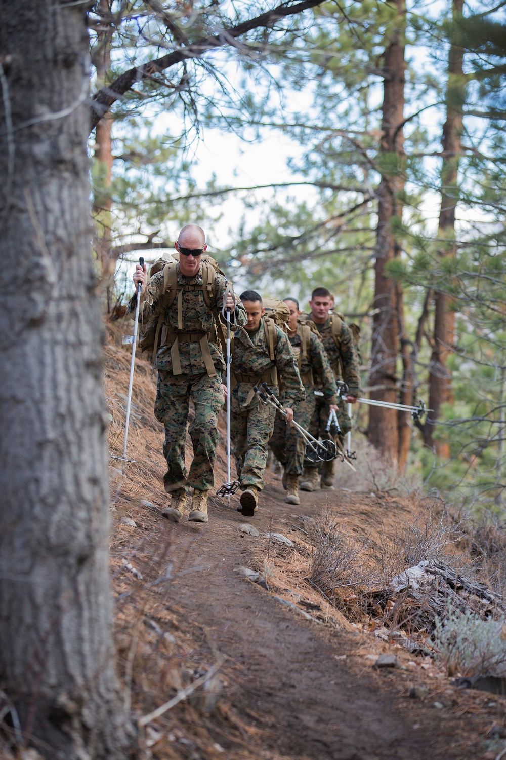 CLB-26 Marines conduct Conditioning Hike at MWTC