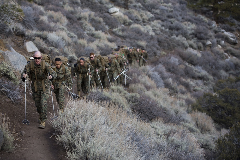 CLB-26 Marines conduct Conditioning Hike at MWTC