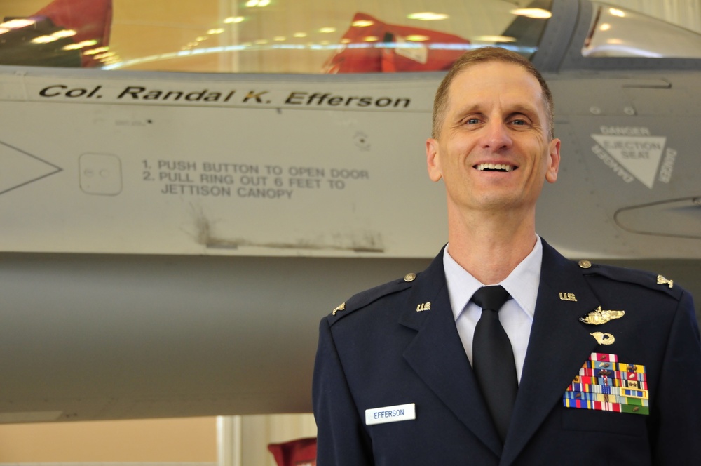 Alabama Air National Guard Col. Randal Efferson takes command of 187th Fighter Wing