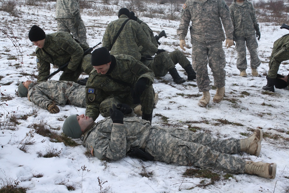 Soldiers and cadets build relationships through medical training