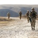Patrol on a long dry road