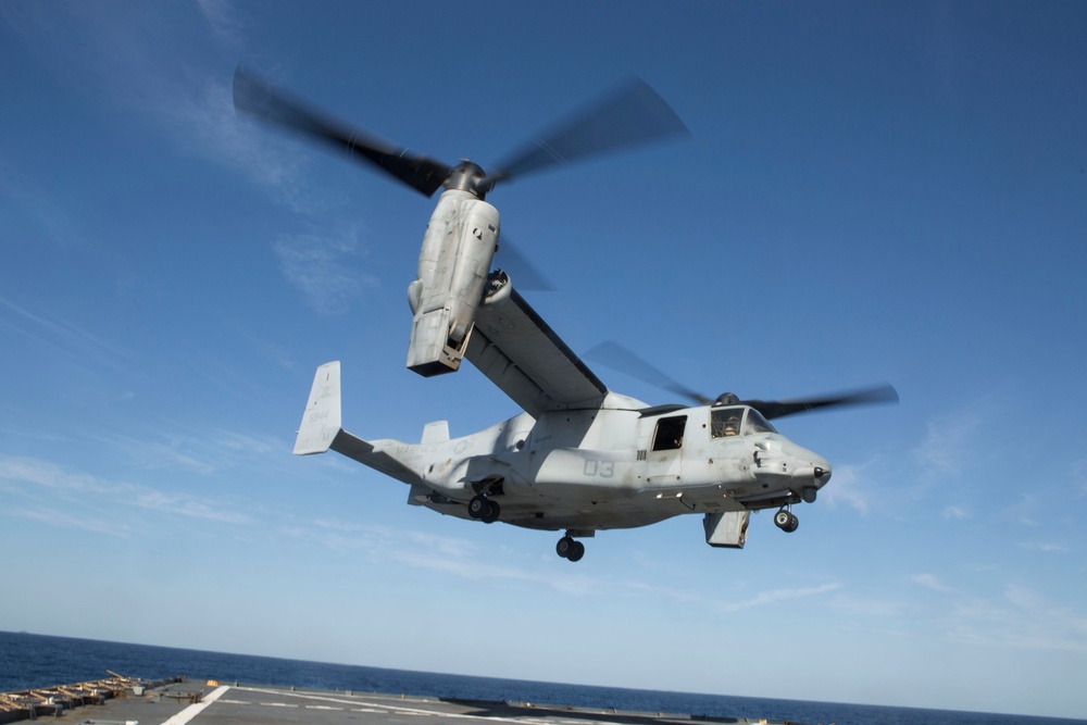 USS Fort McHenry flight operations