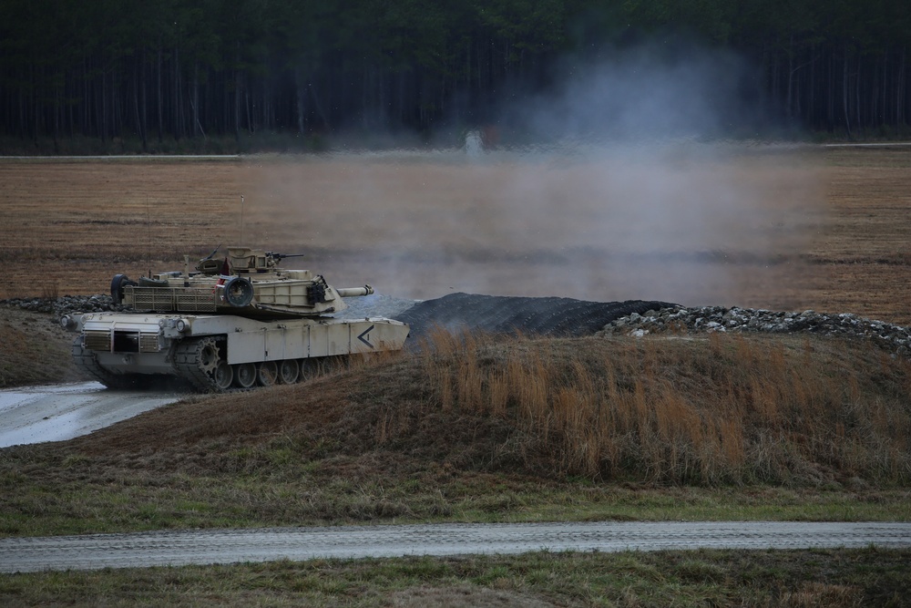 Integrated Task Force Tank Platoon unleashes firepower