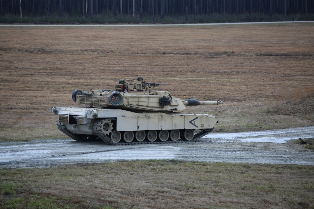 Integrated Task Force Tank Platoon unleashes firepower