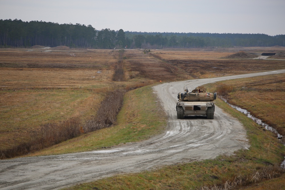 Integrated Task Force Tank Platoon unleashes firepower