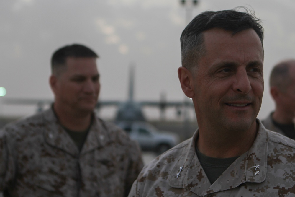 Attention on Deck: Maj. Gen. Rocco Visits U.S. Bases in Middle East